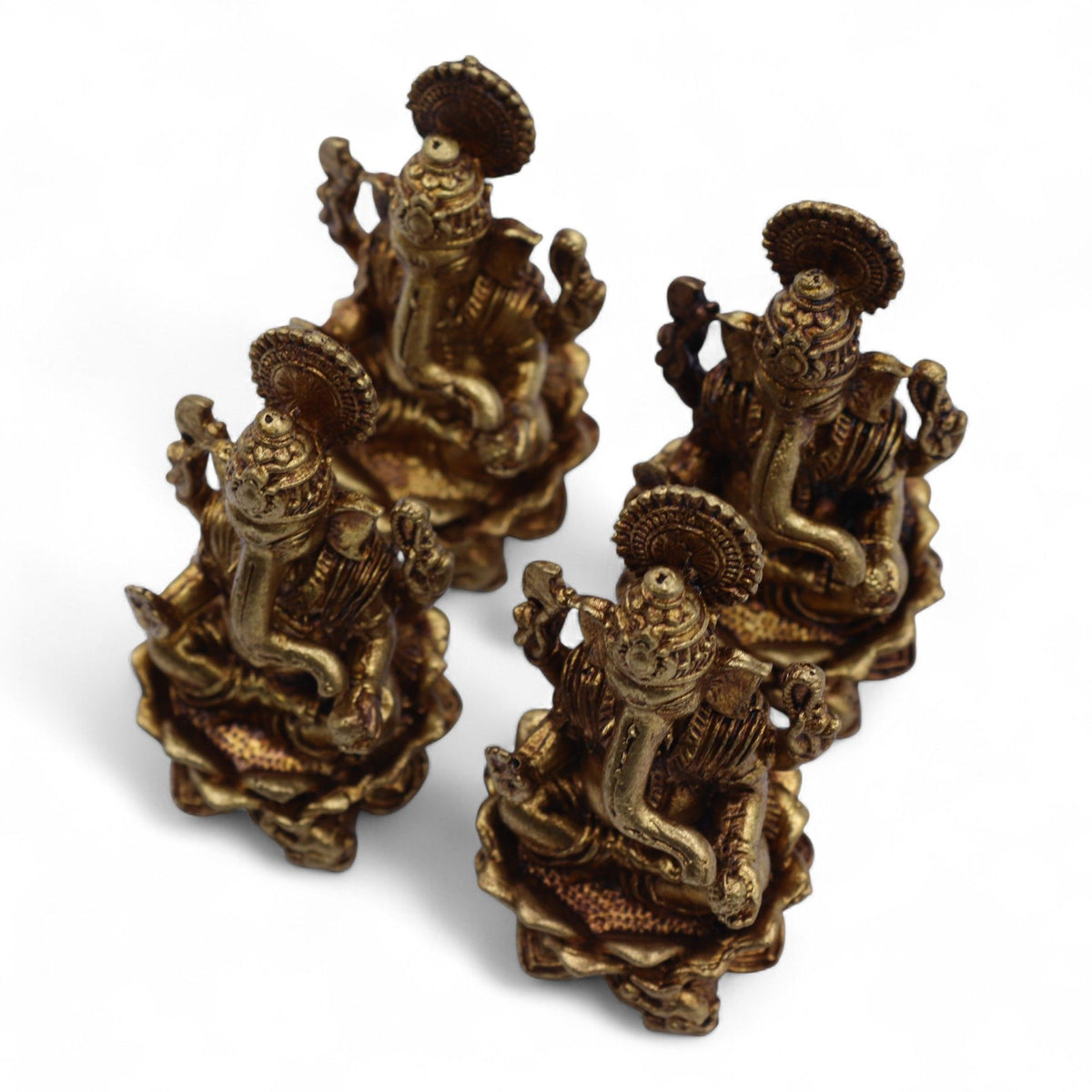 Brass Miniature Gods - Ganesha 52gms 49mm