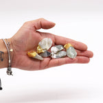 Gemstone Jade Pendants (6 asst) 20x15mm