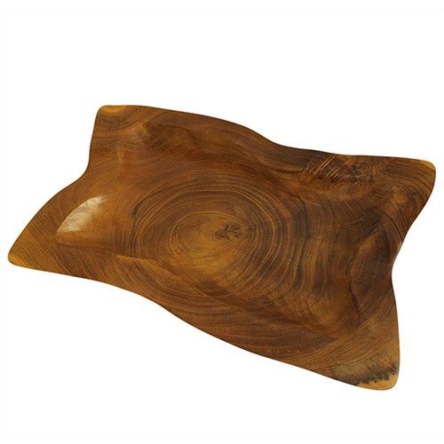 Teak Square Plates - approx 20cm