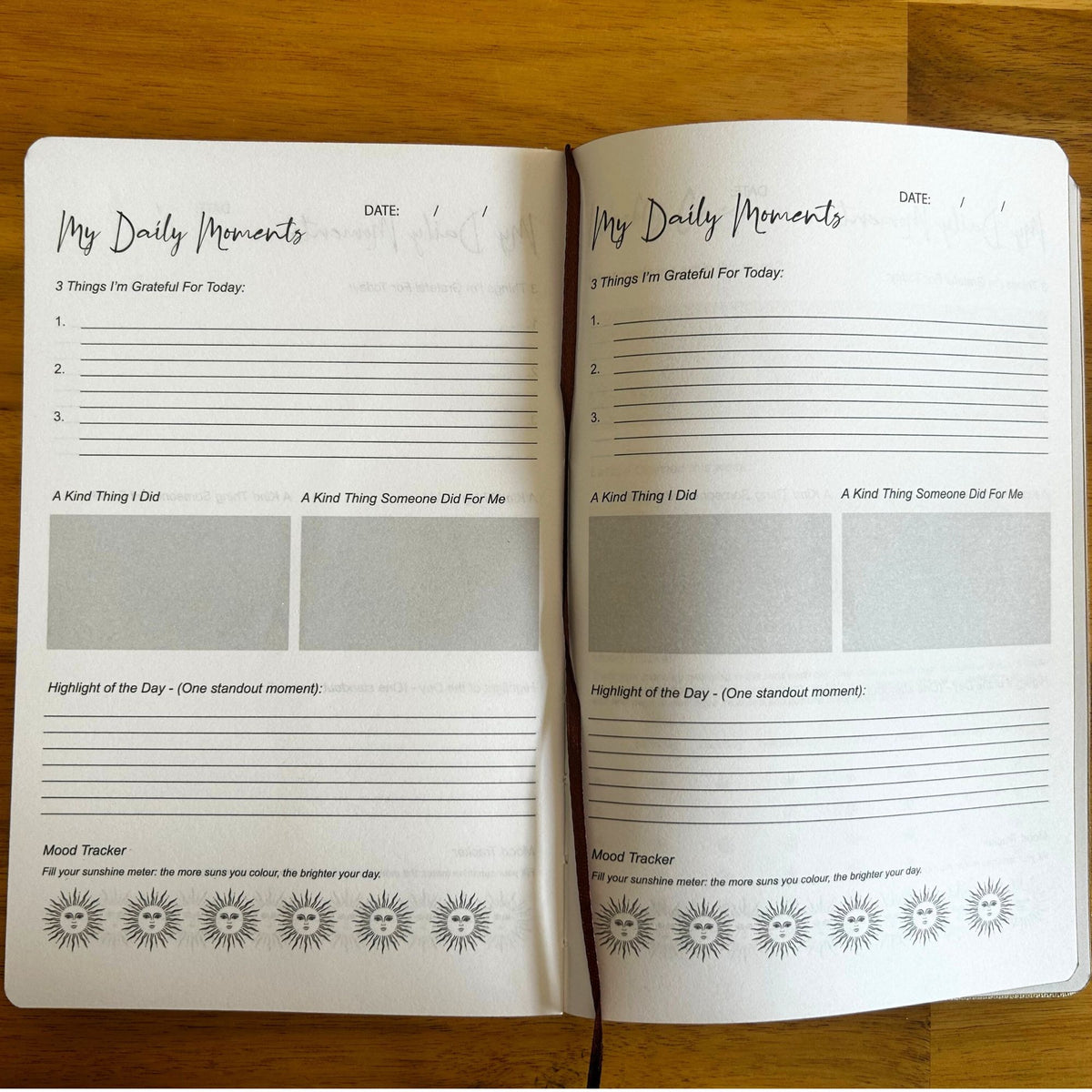 Gratitude Journal - My Days Are Full of Sun