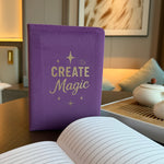 Purple Velvet Notebook - Create Magic 80pg