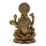 Brass Miniature Gods - Saraswati 22gms 34mm