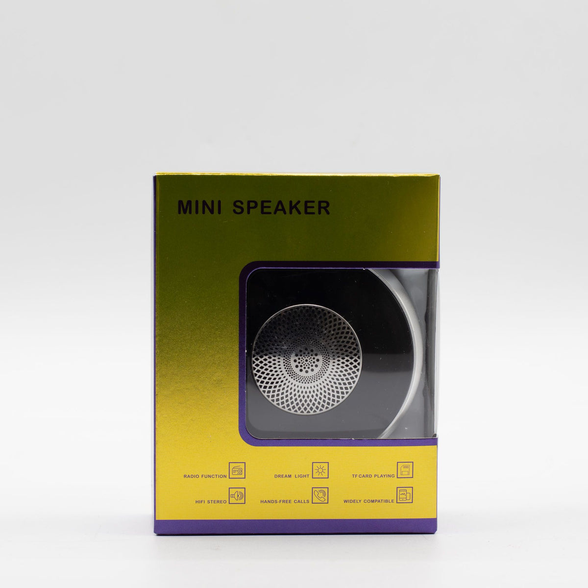 Silver Mandala Lighting Effect Mini Speaker