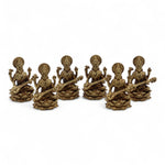 Brass Miniature Gods - Saraswati 22gms 34mm