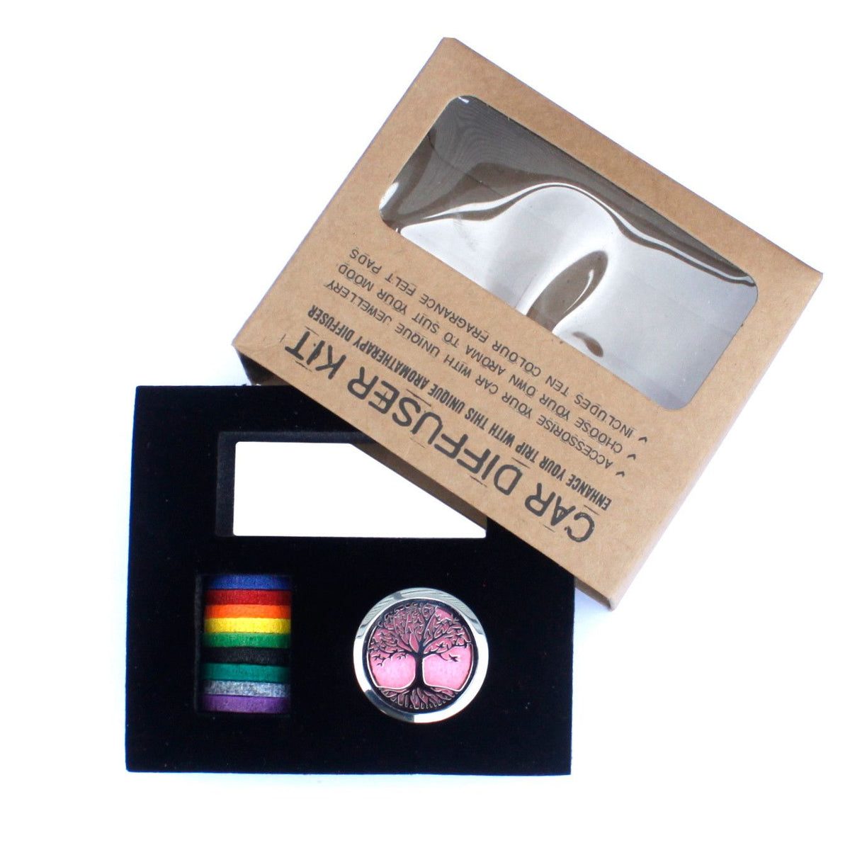 Car Diffuser Kit - Angel Wings - 30mm - Top view - ORIVON Collection