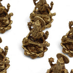 Brass Miniature Gods - Saraswati 22gms 34mm