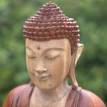 Hand Carved Buddha 40cm - Teaching Transmission