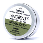 Green Clay Face Mask 80g - Angled view - ORIVON Collection