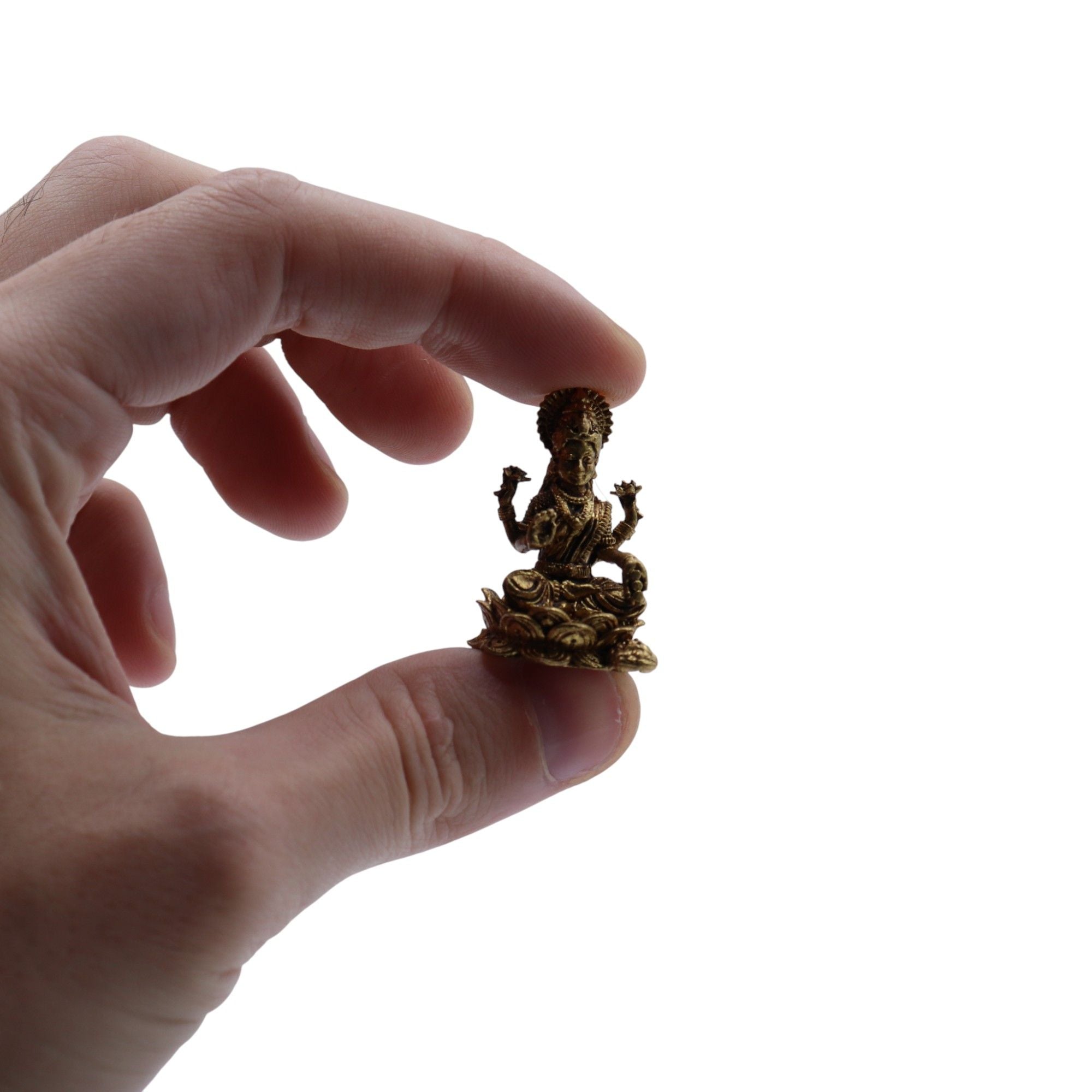 Brass Miniature Gods - Laxmi 30mm