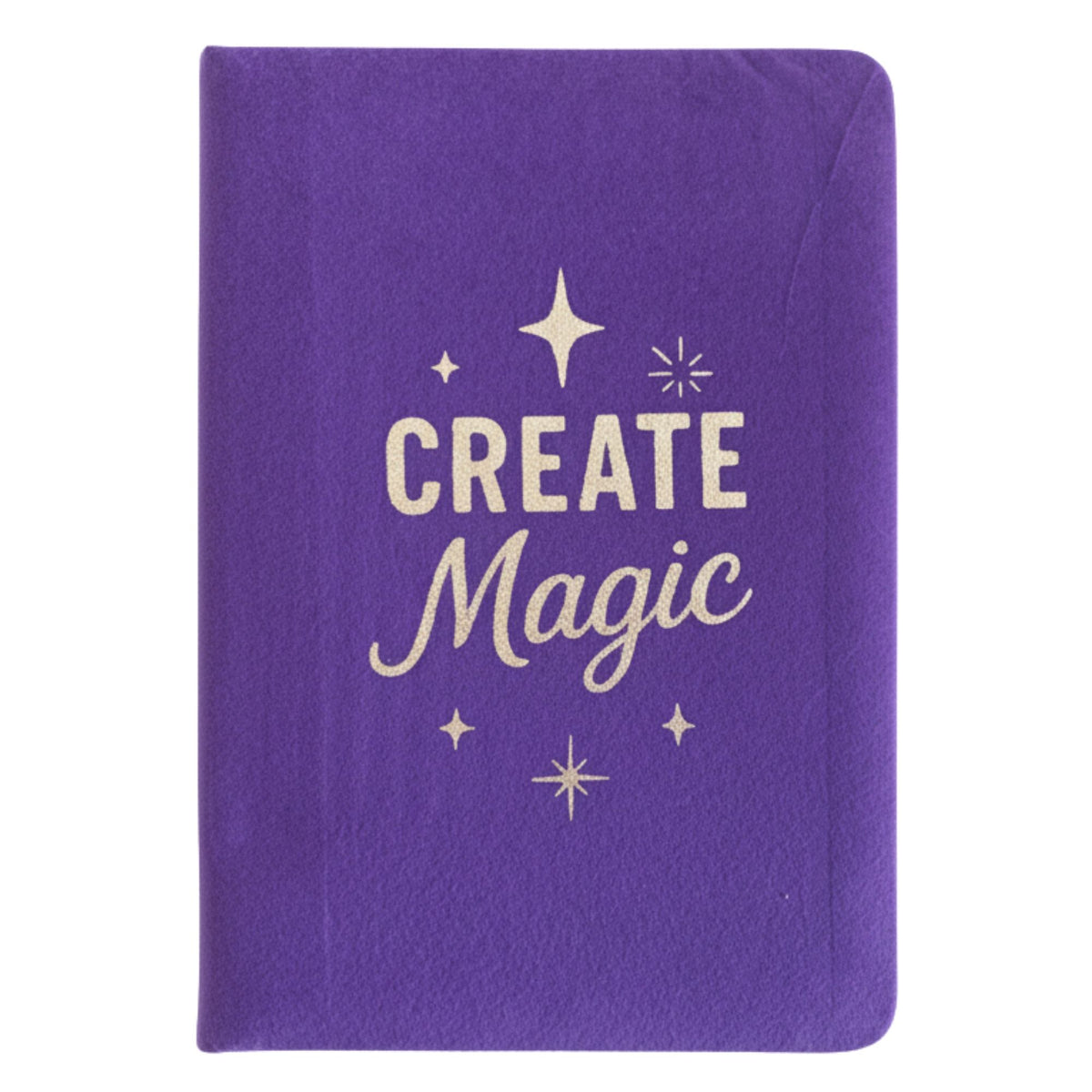 Purple Velvet Notebook - Create Magic 80pg