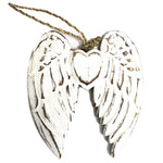 Small Double Angel Wing & Heart - 15cm