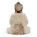 Buddha Statue Whitewash 30cm Teaching Transmission