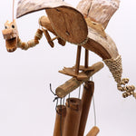 Coconut Dragon Wind Chimes - 37cm