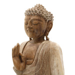 Buddha Statue Whitewash 30cm Teaching Transmission
