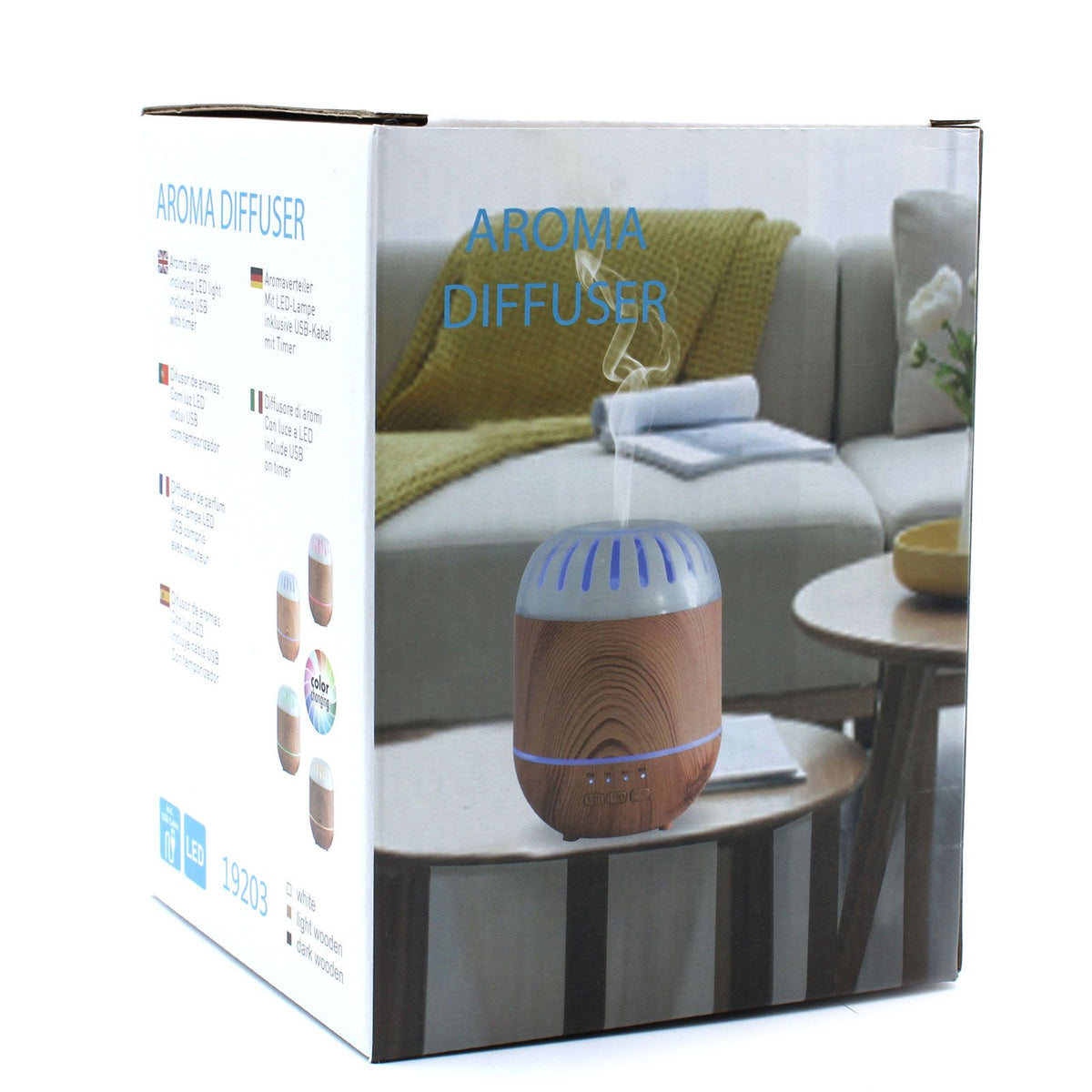 Copenhagen Atomiser - USB - Colour Change - Timer - Close-up detail - ORIVON Collection