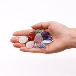 Gemstone Teardrops Pendants (12 asst) 25x18mm