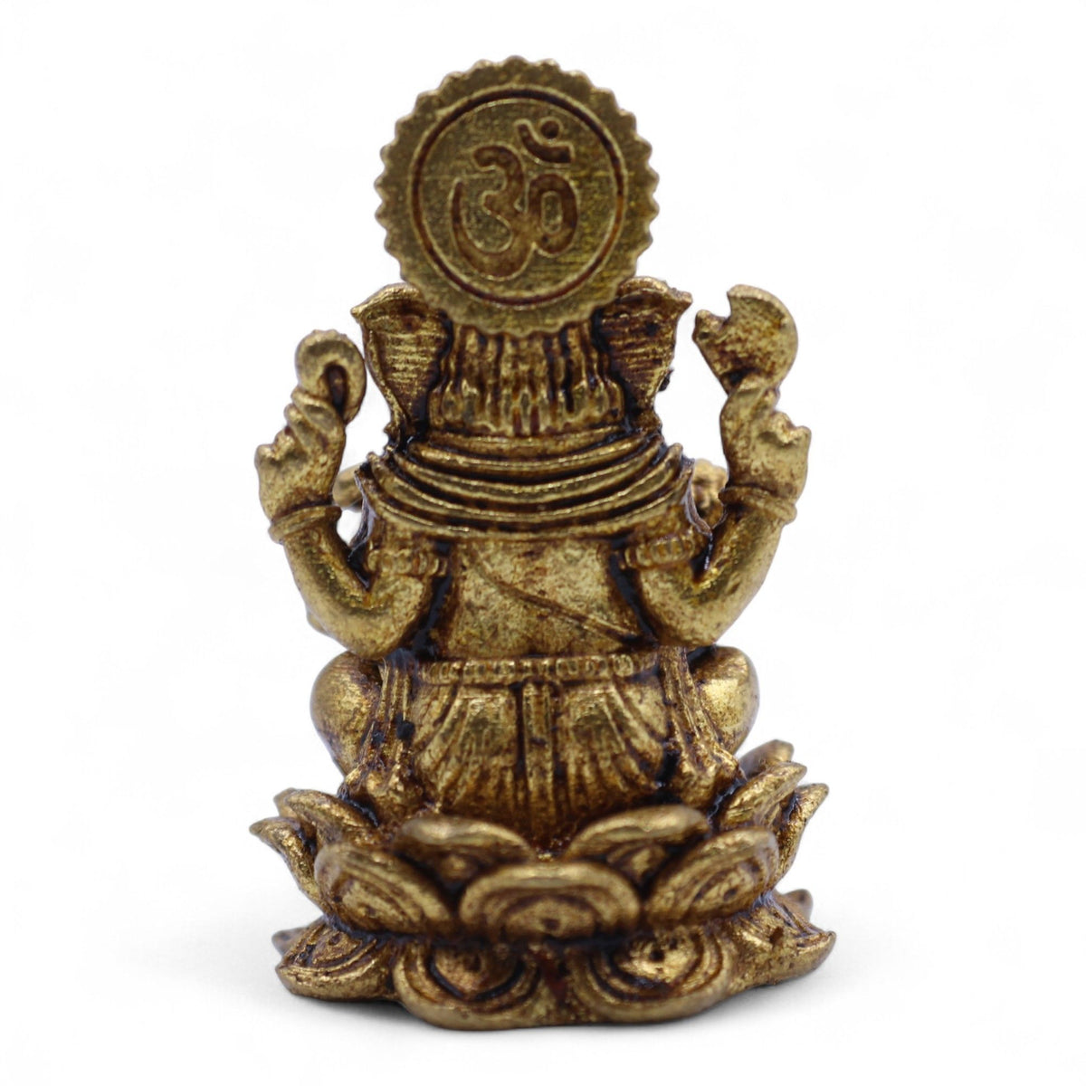 Brass Miniature Gods - Ganesha 12gms 30mm
