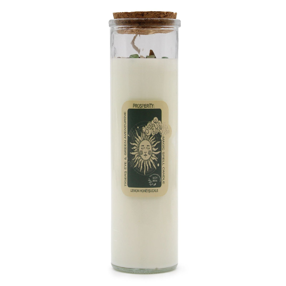Magic Spell Candle – Prosperity - Front view - ORIVON Collection