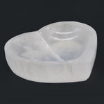 Selenite Heart Bowl - 15cm