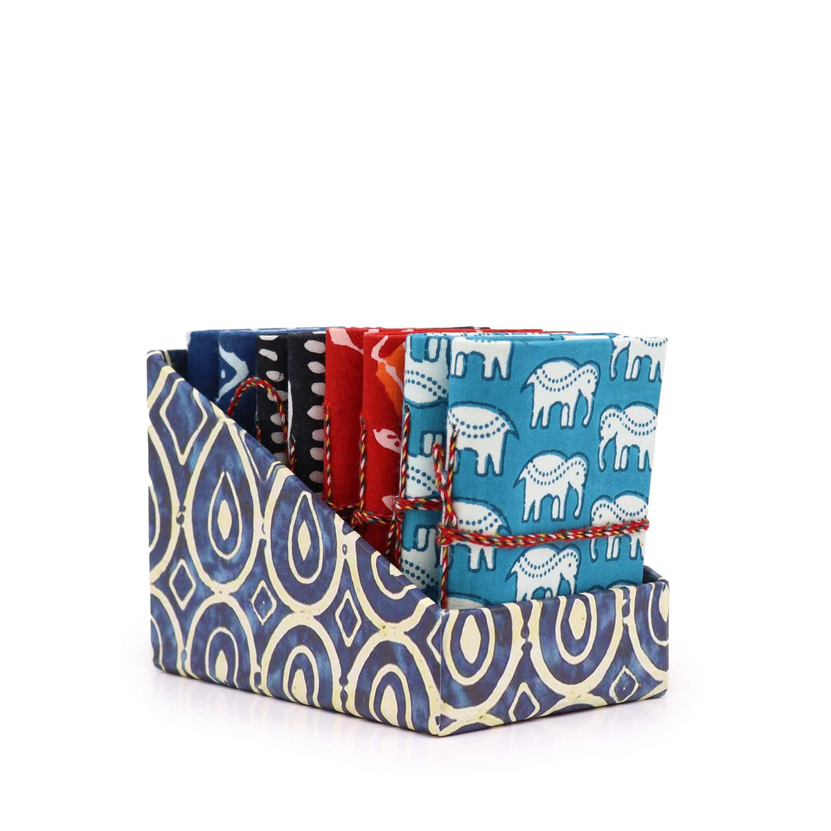 Block Print Cotton Bound Notebooks 7x10cm