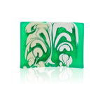 Mango soap slice close-up