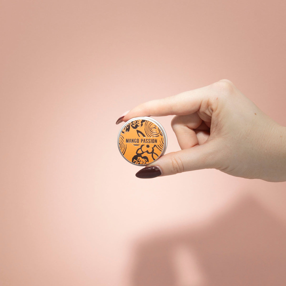 Agnes + Cat Lip Balm - Mango Passion Fruit - Angled view - ORIVON Collection