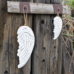 Hand Carved Angel Wing Decoration - 30cm