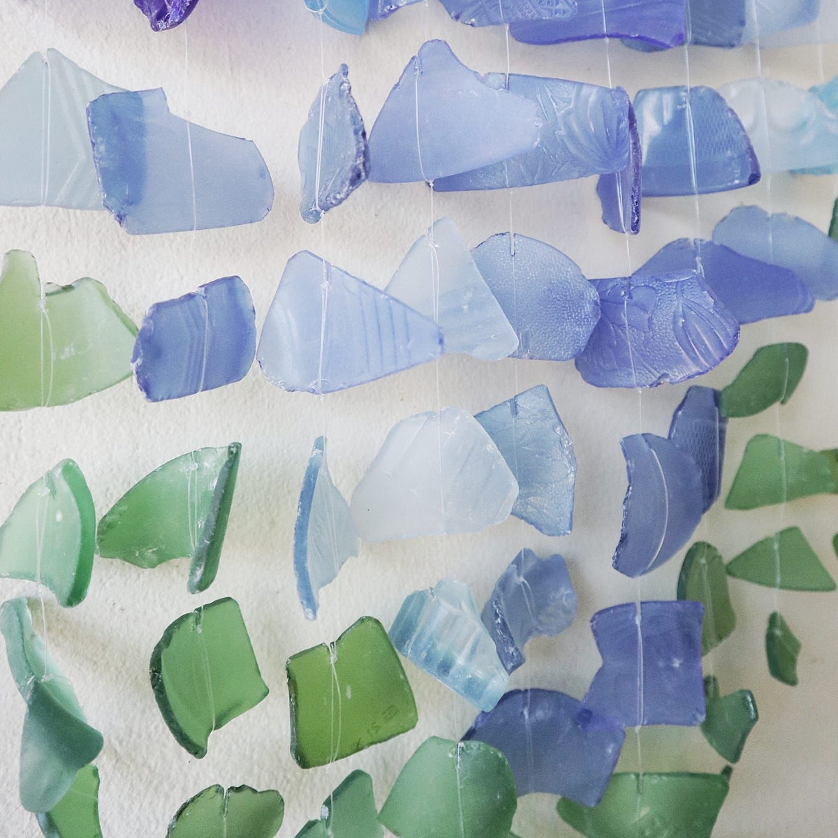 Three Stick Hanging Chime - Blue & Green