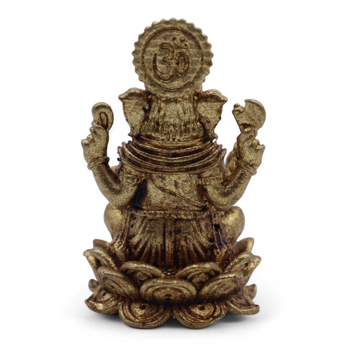 Brass Miniature Gods - Ganesha 22gms 37mm