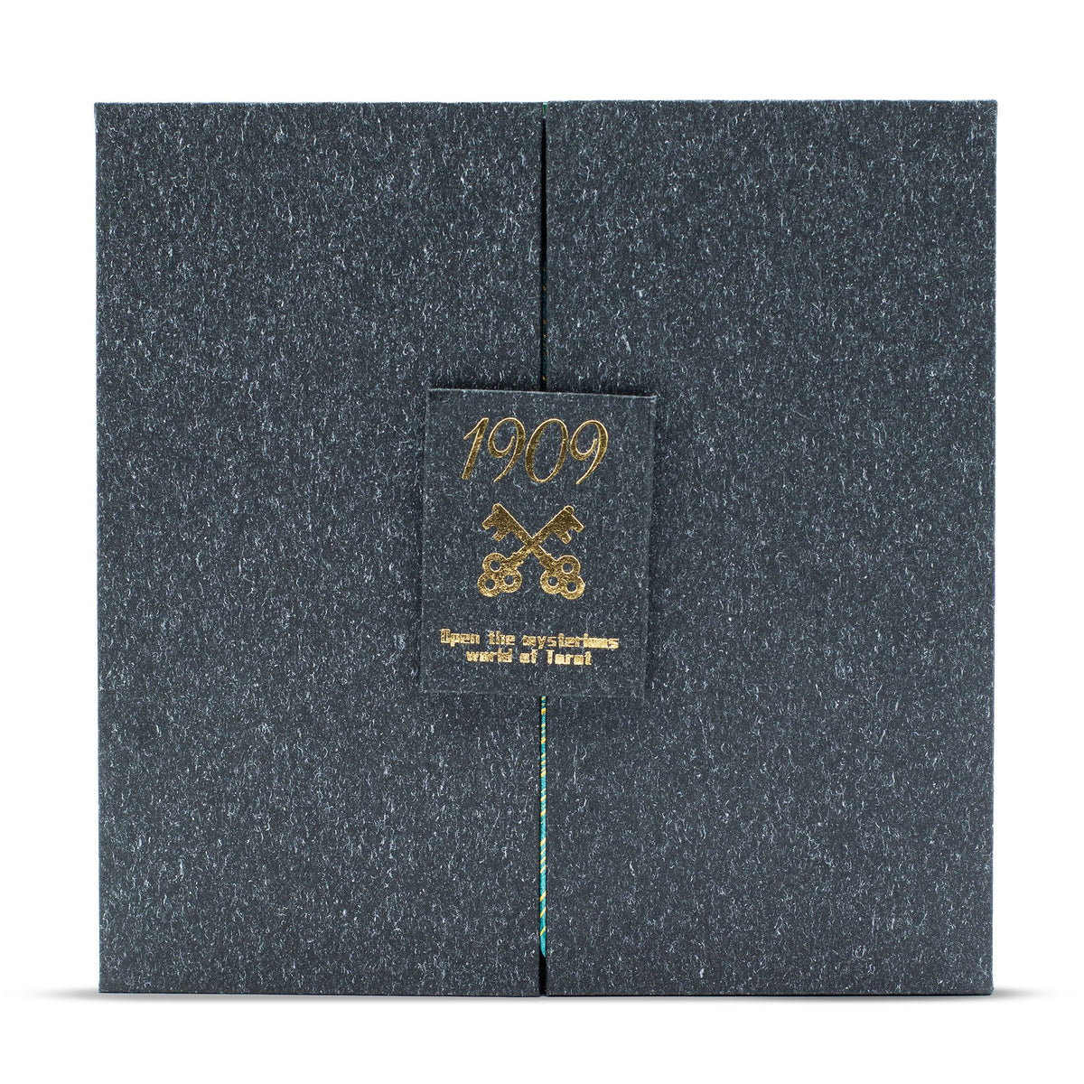 Gold & Turqoice Foil Tarot Card -  Gift Set - Angled view - ORIVON Collection