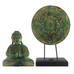 Buddha Feng Shui Set - Buddha Knot, Green