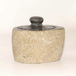 Natural Riverstone Grounding Pot - Small (aprox 9x7cm)