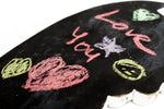 Small Double Angel Wing & Heart - 15cm