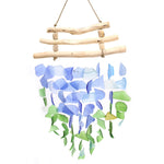 Three Stick Hanging Chime - Blue & Green
