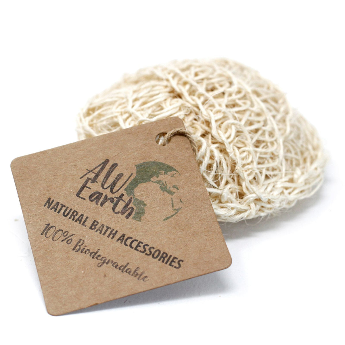 Sisal Sponge & Scrub - Soft Round Exfoliating Cushion - ORIVON Collection (image 5 of 5)