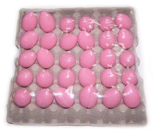 Bath Eggs in a Tray – Cherry egg-shaped bath bombs
