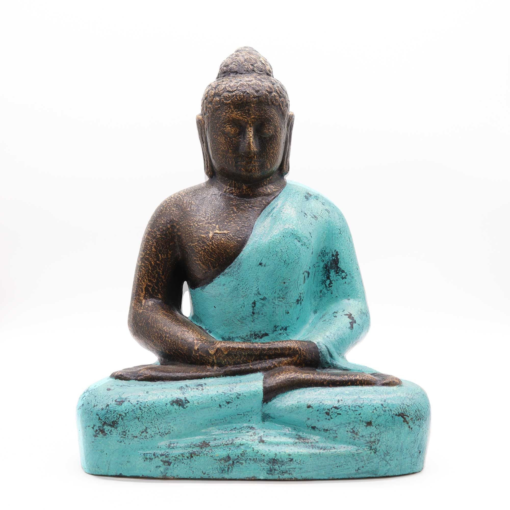 Medium Buddha Classic - Turquoise & Stone, 0.5m