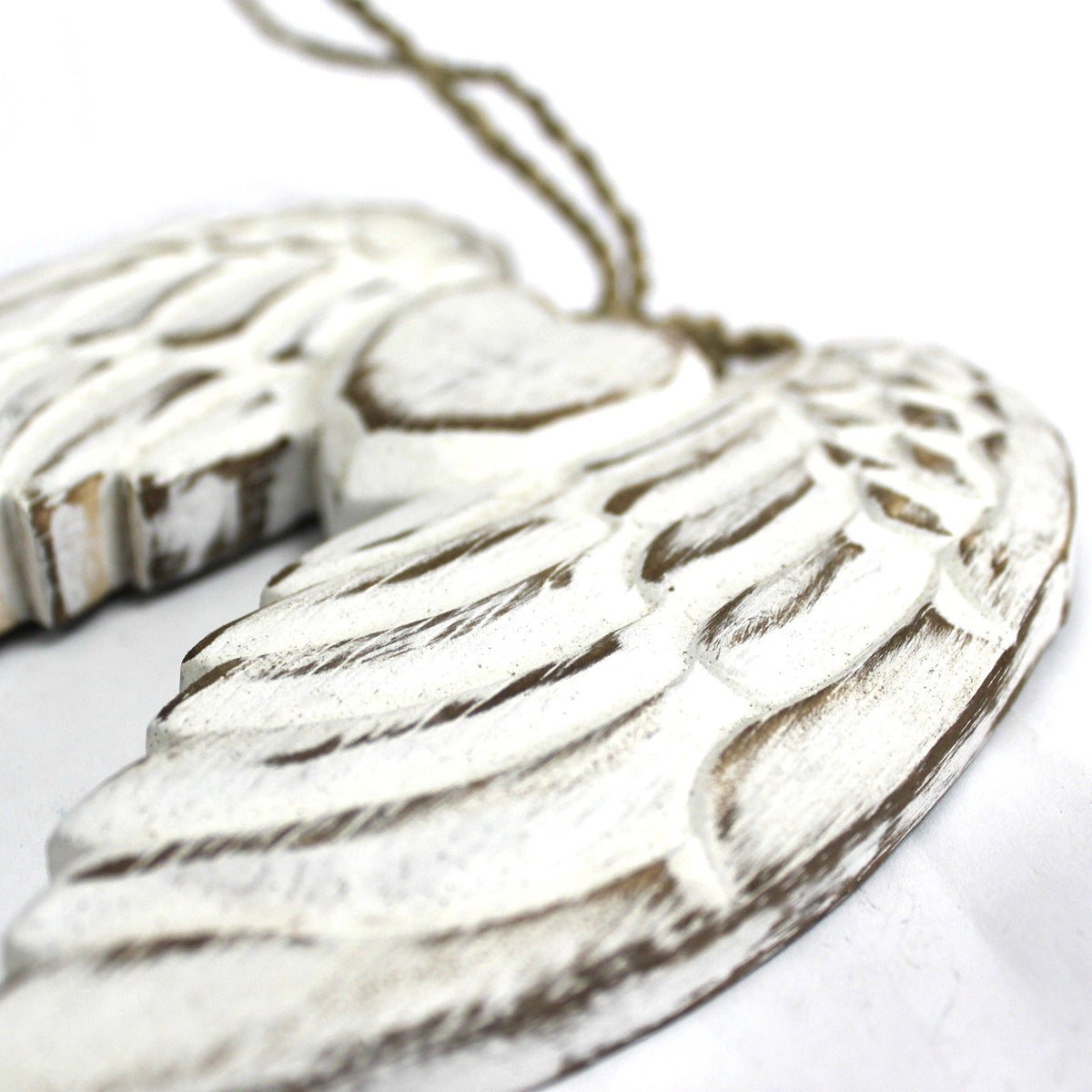 Small Double Angel Wing & Heart - 15cm