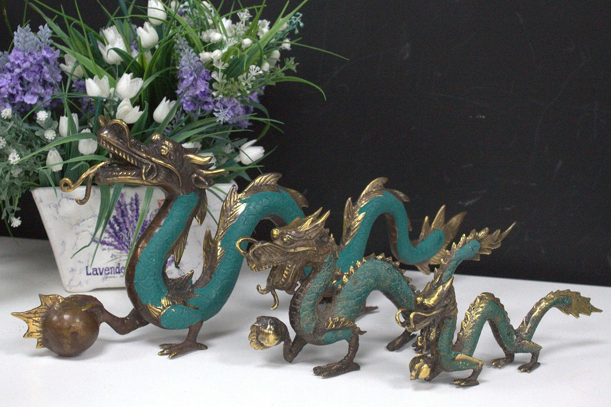 Fengshui - Medium Dragon with Ball 27cm