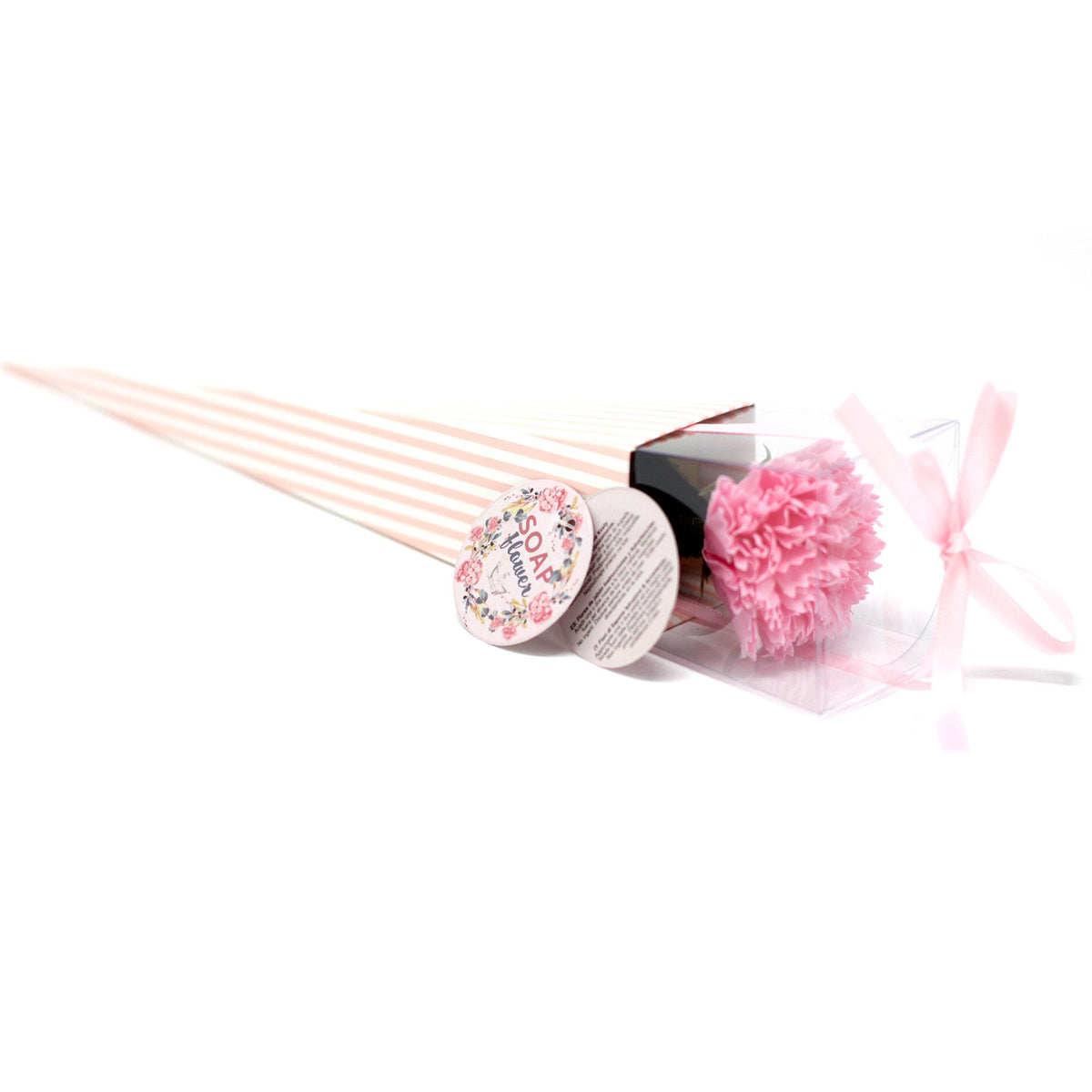 Soap Flower - Medium Carnation - Size reference - ORIVON Collection