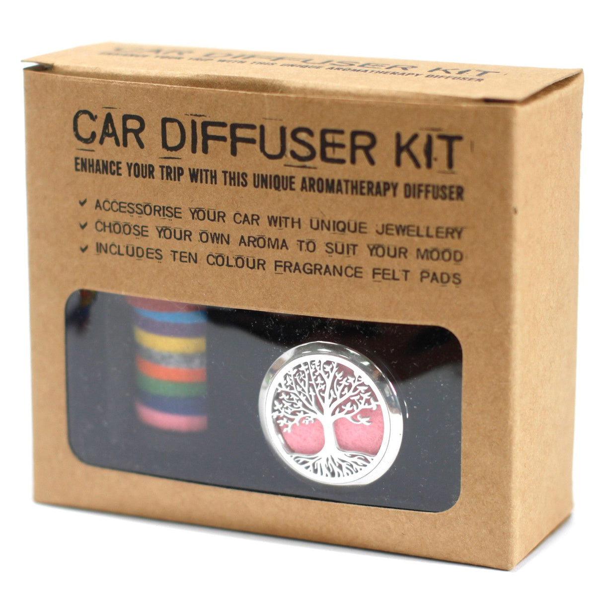 Car Diffuser Kit - Angel Wings - 30mm - Product shot - ORIVON Collection