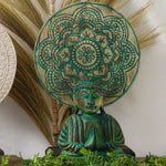 Buddha Feng Shui Set - Buddha Knot, Green
