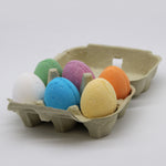 Bath Eggs in a Tray – Cherry egg-shaped bath bombs – view 4