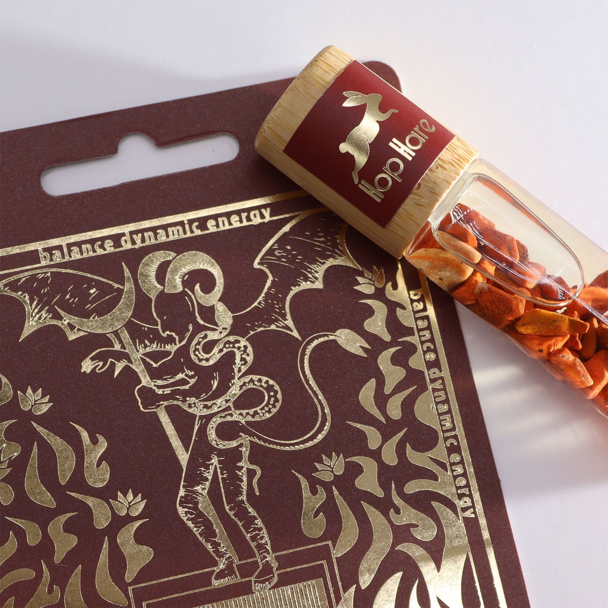 HH Tarot Roll On - The Devil - Angled view - ORIVON Collection