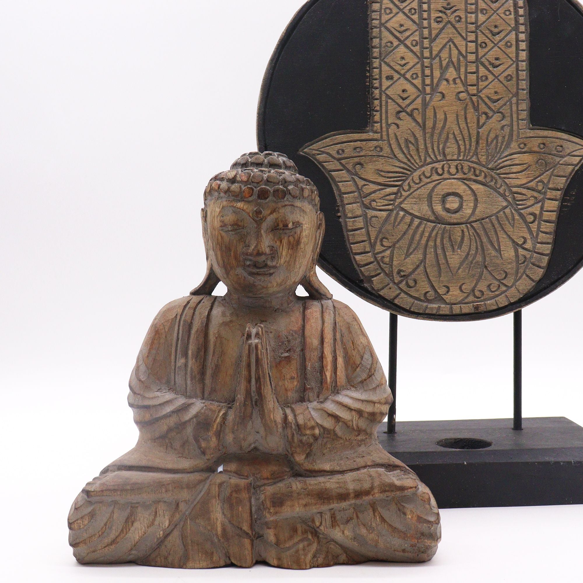 Buddha Feng Shui Set - Hamsa, Grey