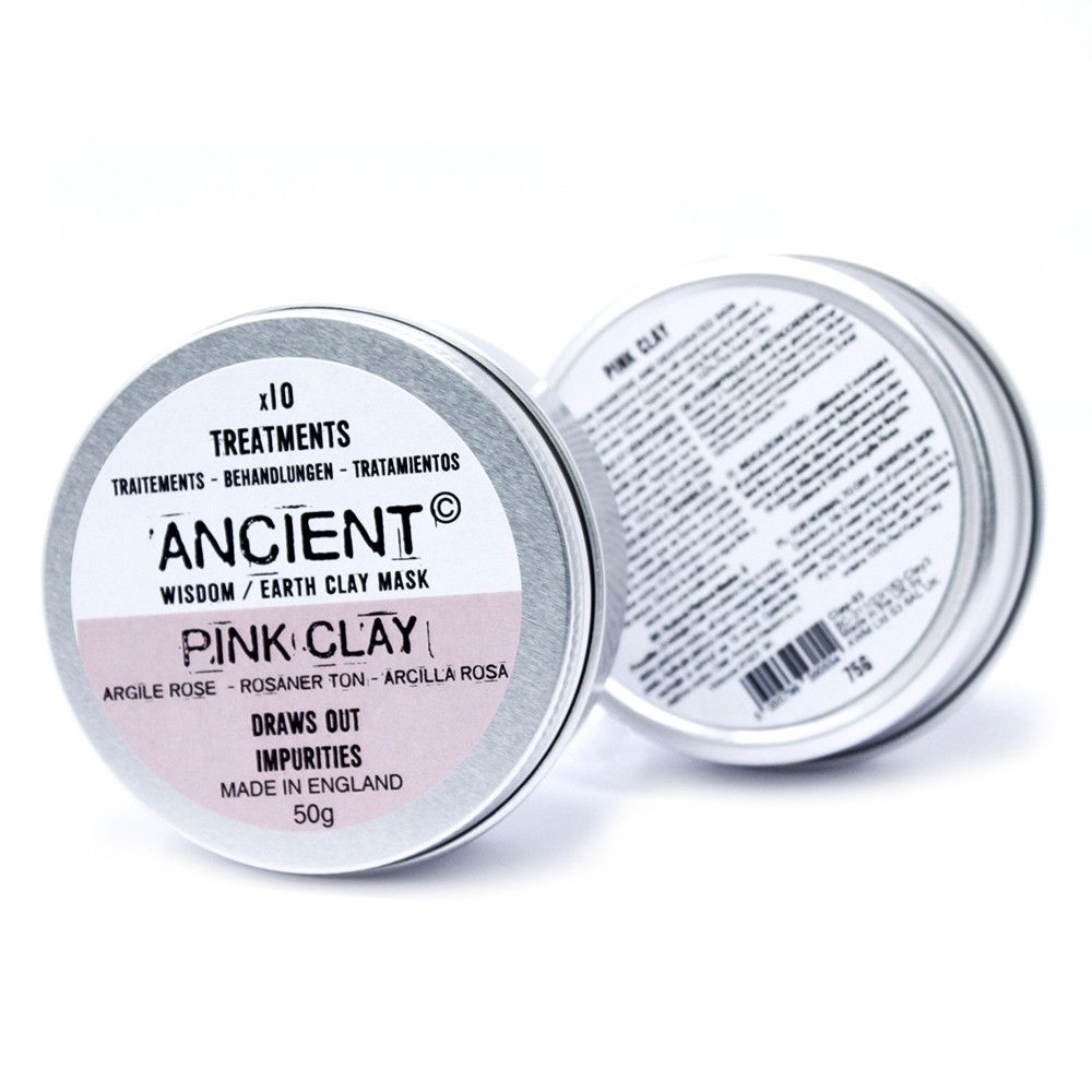 Pink Clay Face Mask 50g - Close-up detail - ORIVON Collection