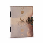 Leather Notebook - Moon Phases