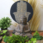 Buddha Feng Shui Set - Hamsa, Grey