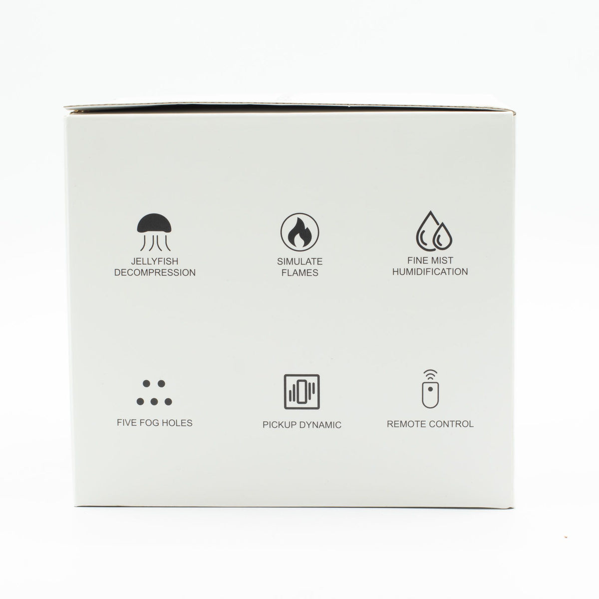 Jellyfish Puff Effect Aroma Diffuser with Colour-Changing LED - Top view - ORIVON Collection