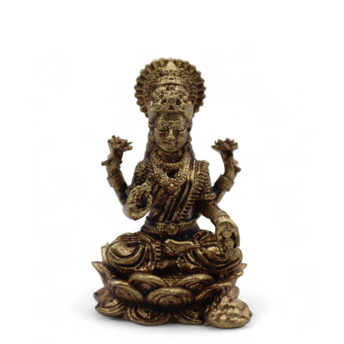 Brass Miniature Gods - Laxmi 30mm